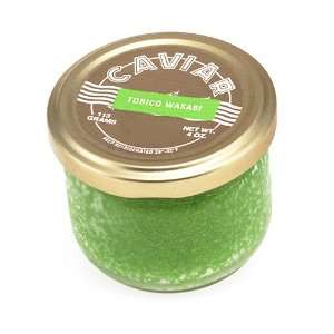 Markys Tobiko Wasabi, Capelin Sushi Caviar   4 oz  