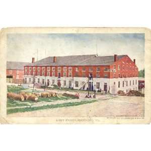   Exposition featuring an image of Libby Prison   Richmond Virginia