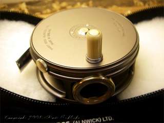 Hardy Perfect 3 1/8 LHW Agate Fly Reel for Bamboo Rod  
