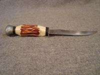 Vintage Edge Mark Brasil Knife with Leather Sheath  