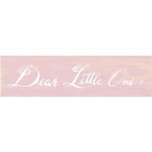  Dear Little Someone Vintage Wood Sign