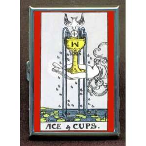  ACE OF CUPS TAROT CARD ID Holder, Cigarette Case or Wallet 