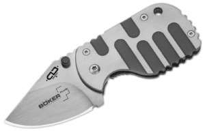 BOKER PLUS CHAD LOS BANOS SUBCOM TITAN Pocket Knife 1 7/8 440C blade 