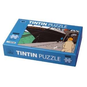   SHIP PUZZLE + POSTER FROM THE ADVENTURES OF TINTIN Toys & Games