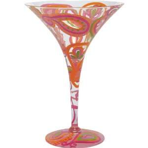  Paisley Martini Glass by Lolita