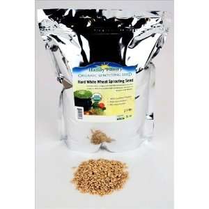 Hard White Wheat   Organic   2.5 Lbs. Resealable Bag   High Protein 