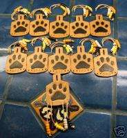CUB SCOUT LEATHER TIGER PROGRESS TO RANK TOTEM PATCH  