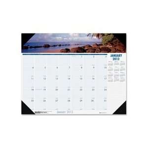    Doolittle Eco friendly Coastlines Desk Pads: Office Products