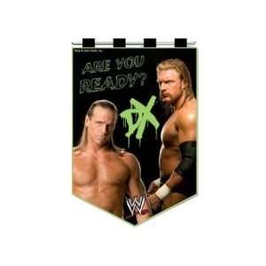   WWE Wrestling fanion DX Are You Ready 13 x 20 cm Toys & Games