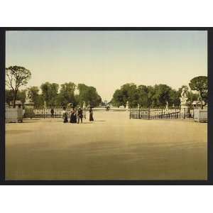  The Tuileries and Champs Elysees, Paris, France,c1895
