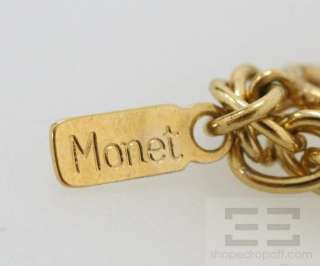 Monet 3pc Gold Tone Beaded, Tassel & Multistrand Necklace Set  