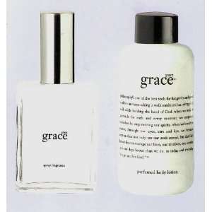   Philosophy Pure Grace Spray Fragrance and Perfumed Body Lotion: Beauty