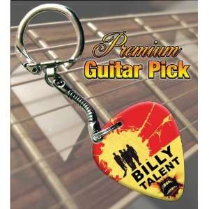  Billy Talent Premium Guitar Pick Keyring: Musical 