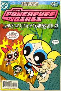 POWERPUFF GIRLS Comic # 34 SPELLING BEE Fight SOLD OUT!  