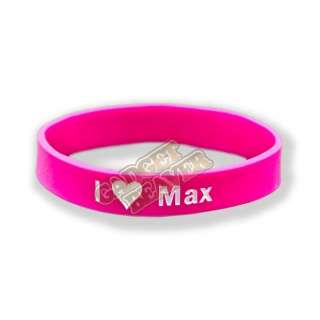 The Wanted Silicone Wristband, I Love The Wanted, 6 Designs To Choose 