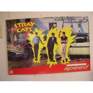  The Stray Cats Poster Band Shot Brian Setzer Orchestra 
