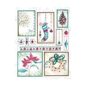  Penny Black Christmas Sticker Sheet 7X9 Winter Fantasy 