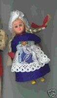 Vintage Tiny Netherlands Holland Dutch Girl Doll  