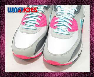 Product Name 2011 Nike Air Max 90 2007 GS White Grey Pink Green US 3 