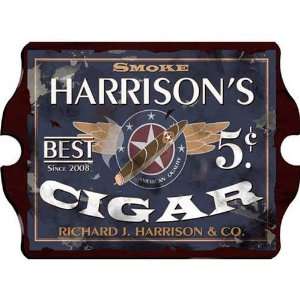    Vintage Personalized Patriot Cigar Pub Sign