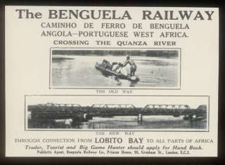 1929 Benguela Railway train photo vintage UK print ad  