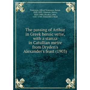  The passing of Arthur in Greek heroic verse, with a stanza 