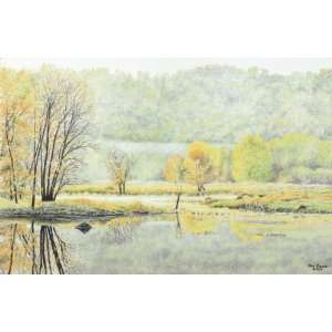  Jon Crane   Autumn Mist Giclee on Paper: Home & Kitchen