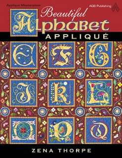   Alphabet Applique by Zena Thorpe, Collector Books  Paperback