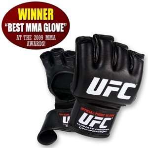  UFC OFFICIAL BRAND NEW BLACK MMA FIGHT GLOVES LARGE 