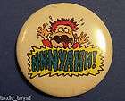 NNNYAHH VINTAGE PIN PINBACK BUTTON FUNNY KID MOCKING