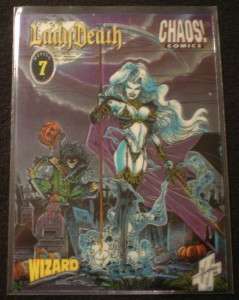 1996 Wizard Magazine Chromium Series #7 Lady Death  