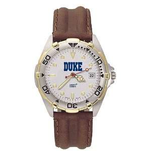  Duke Blue Devils Mens All Star Watch w/Leather Band 
