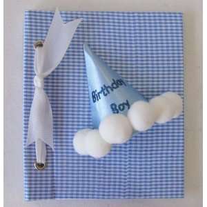  Mud Pie Mini Blue Boy Birthday Hat Photo Album: Baby