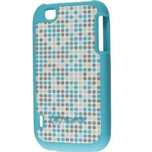   Mobile HTC MyTouch Polka Dot Blue Turquoise: Cell Phones & Accessories