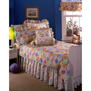   Blue Green Twin Bedding Bed in a Bag Comforter Set