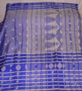 Vintage AMAZING Design 100% Pure Real Silk Fabric Sari Saree  