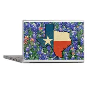   Laptop Notebook 17 Skin Cover Texas Flag Bluebonnets: Everything Else