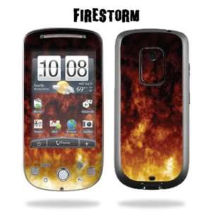  Vinyl Skin Decal for HTC HERO   Firestorm: Cell Phones & Accessories