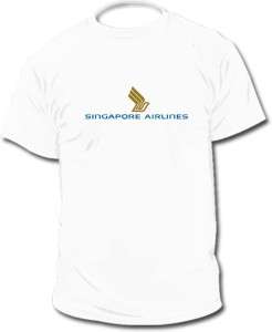 Singapore Airlines logo t shirt T shirts 2 Styles SIZES S XXL  