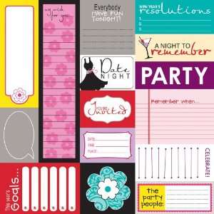  Bella Blvd Blurbs Socialite Cardstock Stickers: Arts 