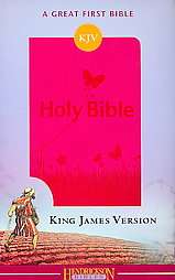 The Holy Bible King James Version, Pink, Flexisoft, Kids Bible by 
