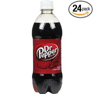 Dr. Pepper, 20 Ounce PET Bottles (Pack of 24)  Grocery 