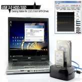 USB HDD Docking Station with Copy Function Supports up to 4000GB (2x 