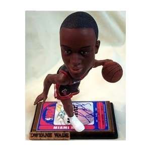   Wade Bobble Head Autographed Statue   NBA Bobbleheads 