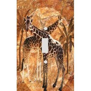  Safari Giraffes Decorative Switchplate Cover: Home 