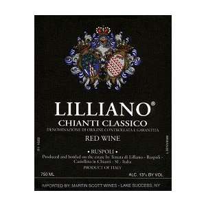  Tenuta Lilliano Chianti Classico 2009 375ML: Grocery 