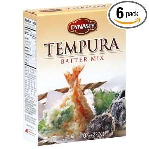 Dynasty Batter Mix Tempura, 8 Ounce (Pack of 6)  Grocery 