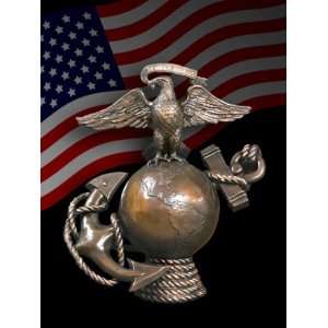  Military Urn: Semper Fidelis Bronze Sculpture Urn LE 