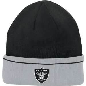  Oakland Raiders Summit Cuffed Knit Hat: Sports & Outdoors