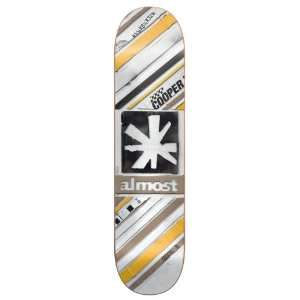  Almost Cooper Wilt Card Series Skateboard Deck   7.5 Inch 